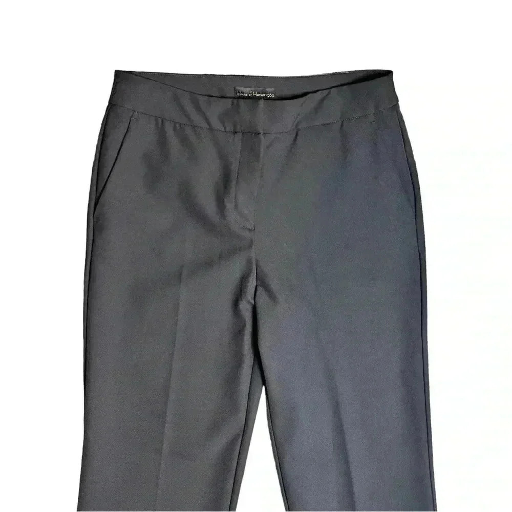 House of Harlow 1960 High Rise Wide Leg Pants Black Size 4 - Picture 2 of 6